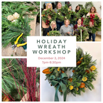 Load image into Gallery viewer, Holiday Wreath Workshop - December 3, 2024
