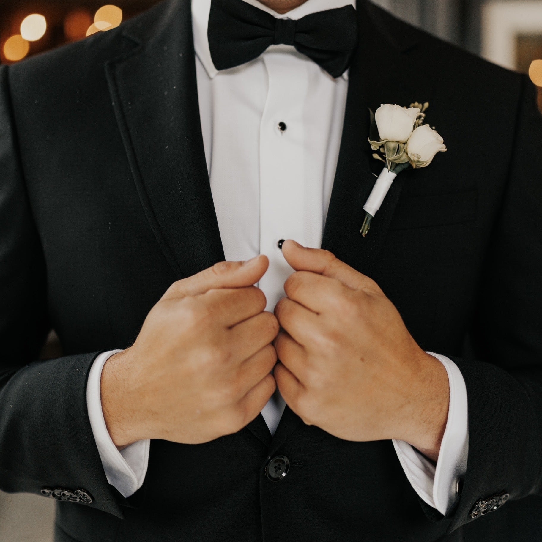 Green Bee Pinned Corsage