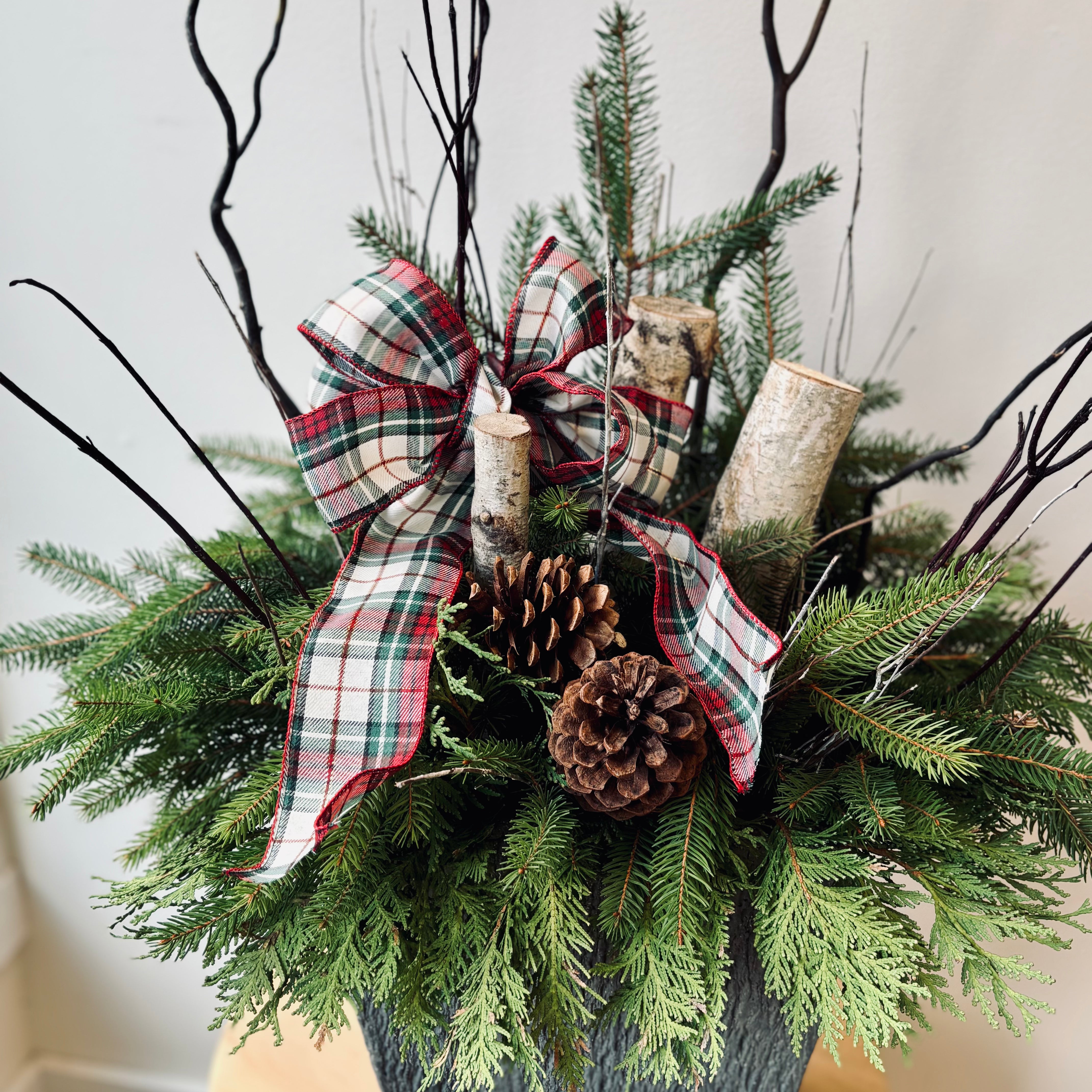 DIY Holiday Porch Planter Kits