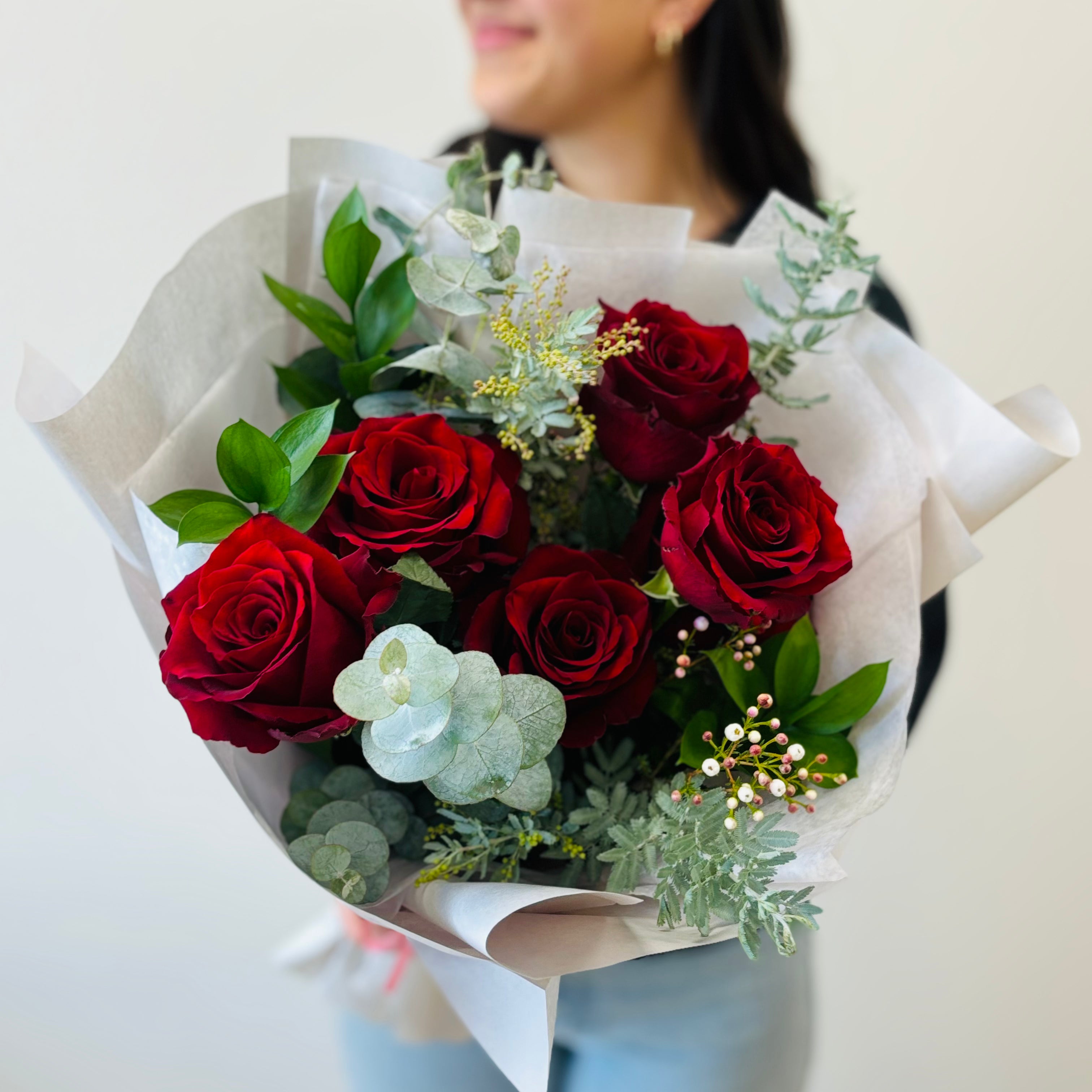 The Sweetheart Garden Rose Bouquet