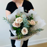 Load image into Gallery viewer, The Sweetheart Garden Rose Bouquet: Blush
