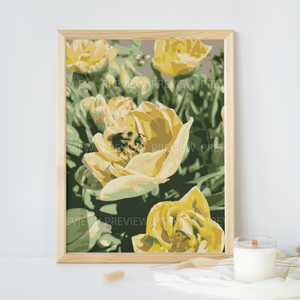 Digital Download: Bee + Tulips